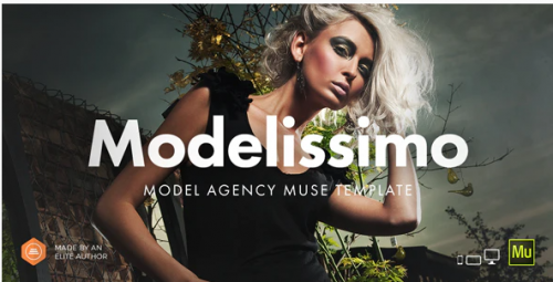 Modelissimo – Model Agency / Fashion Portfolio Onepage Muse Template