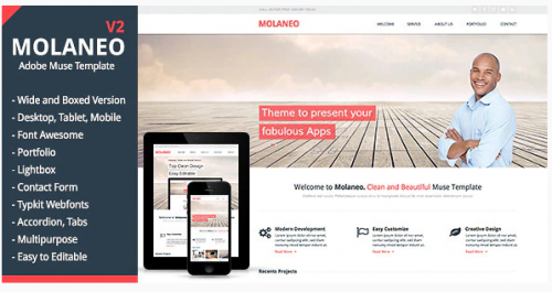 Molaneo – Multi-Purpose Muse Theme