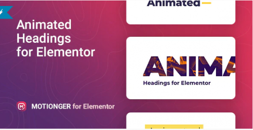 Motionger – Animated Heading for Elementor 2.0.2