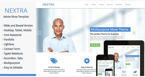 Nextra – Multi-Purpose Muse Template