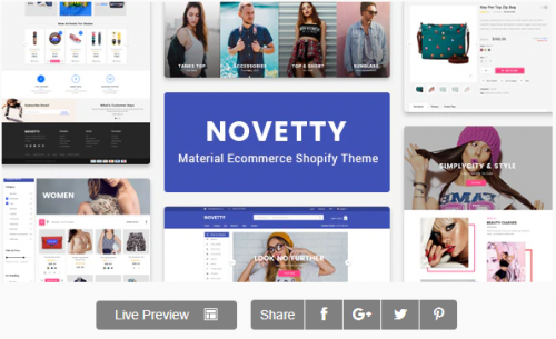 Novetty – Responsive Shopify Theme