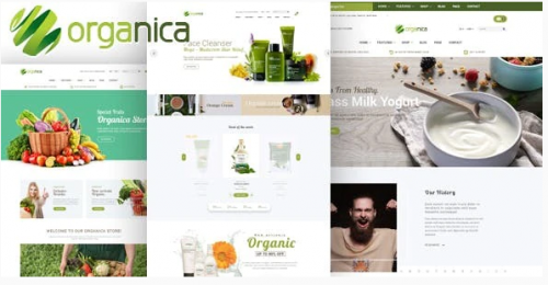 Organica – Organic, Beauty, Natural Cosmetics, Food, Farn and Eco Opencart 2.3 & 3.x
