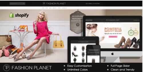 Parallax Shopify Theme – Fashion Planet
