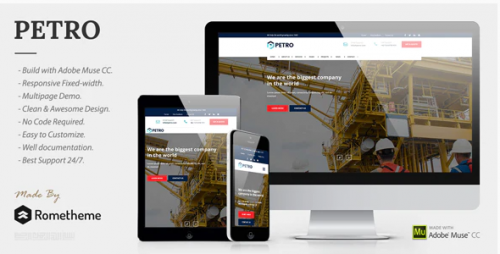 Petro – Industrial Muse Template