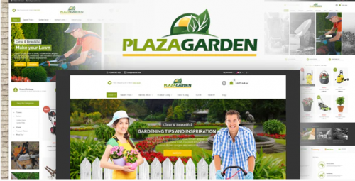 PlazaGarden – OpenCart Theme (Included Color Swatches)
