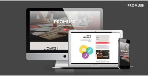 Promuse – Business Parallax Muse Template for Professionals