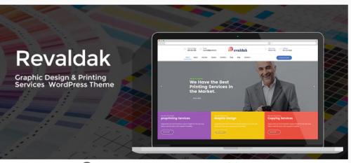 Revaldak – Printing Services WordPress Theme 1.0