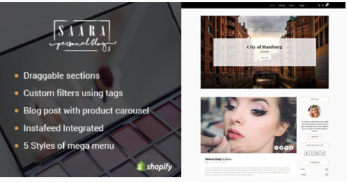 Saara – Blog Shopify Theme