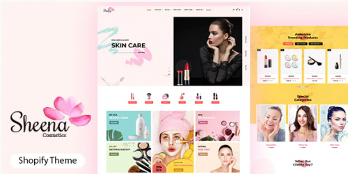 Sheena – Beauty Cosmetic Shopify Theme