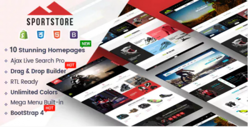 SportStore – Multipurpose Drag & Drop Sectioned Shopify Theme