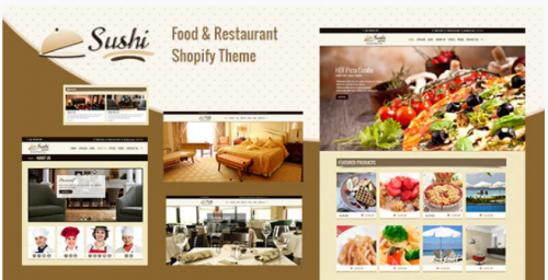 Sushi – Shopify Menu, Restaurant Theme