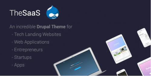 TheSaaS – Responsive SaaS, Software & WebApp Drupal 8 Themes