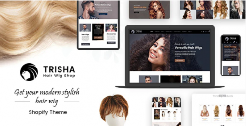 Trisha | Hair Weave, Hair Wig, Extensions Marketplace Shopify Theme