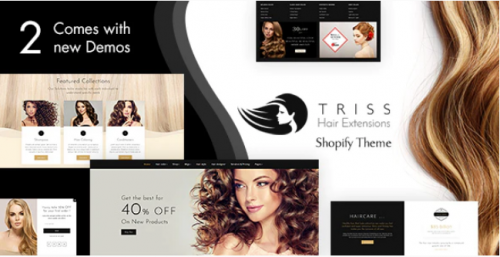 Triss – Hair Extension, Beauty Salon Shopify Theme