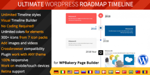 Ultimate Roadmap Timeline WordPress plugin 1.0