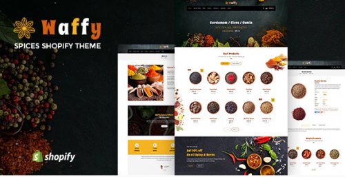 Waffy | Spices, Dry Fruits and Nuts Organic shop Shopify Theme