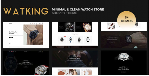 Watking – Minimal & Clean Watch Store Shopify Theme