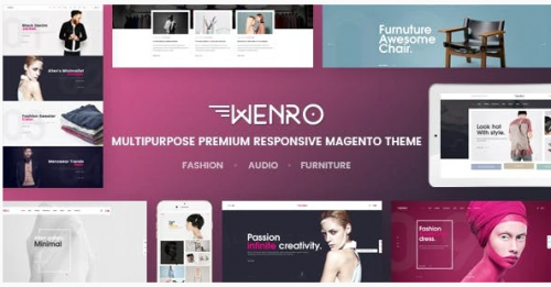Wenro – Multipurpose Responsive Magento 2 Theme | 16 Homepages Fashion, Furniture, Digital and more