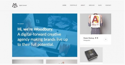 Woodbury Agency – Drupal 8 Business Portfolio Theme