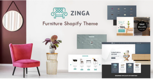 Zinga | Interior Store, Furniture Shopify Theme