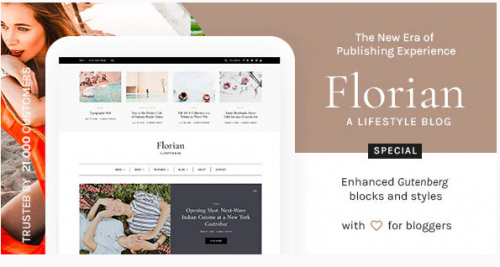 Florian – Responsive Personal WordPress Blog Theme 1.4.2