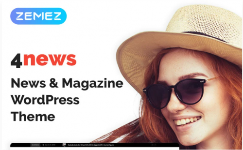 4News – News & Magazine Elementor WordPress Theme news news magazine elementor wordpress theme