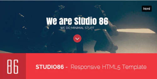86Studio – Multi-Skin One Page HTML Template