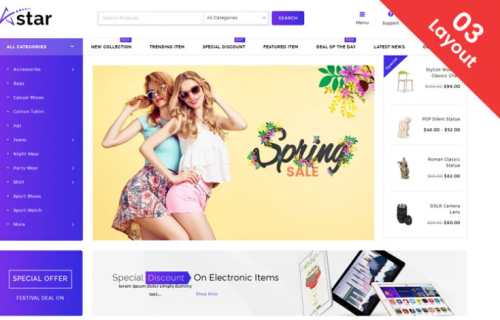 A-Star – Multi Purpose Store WooCommerce Theme a star multi purpose store woocommerce theme