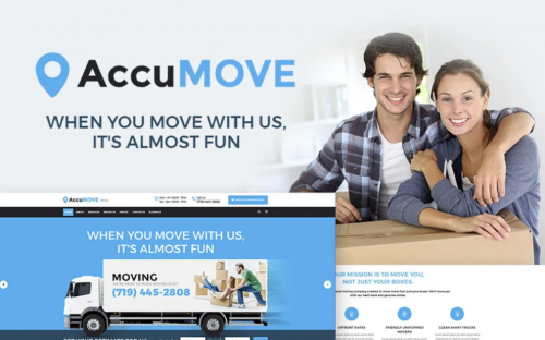 AccuMOVE! – Moving Company Responsive WordPress Theme accumove moving company responsive wordpress theme