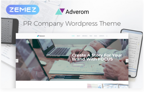 Adverom – PR Company Multipurpose Modern Elementor WordPress Theme adverom pr company multipurpose modern elementor wordpress theme