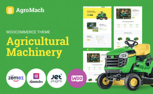 AgroMach – Agricultural Machinery with the Online Store WooCommerce Theme agromach agricultural machinery with the online store woocommerce theme