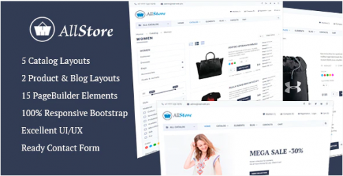 AllStore – MultiConcept eCommerce Shop Template