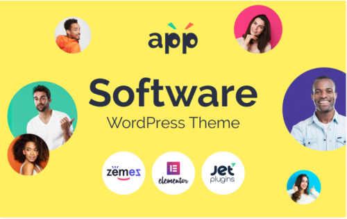App – Software Template with Elementor Builder WordPress Theme app software template with elementor builder wordpress theme