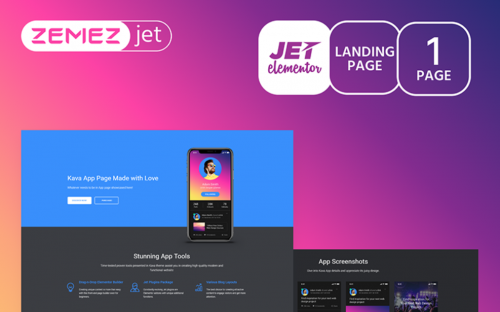 Appsine – Mobile Application Jet Elementor Template appsine mobile application jet elementor template