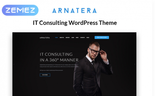 Arnatera – IT Consulting Responsive WordPress Theme arnatera it consulting responsive wordpress theme