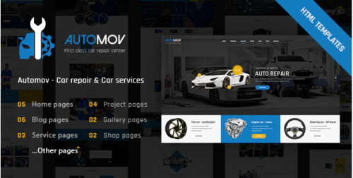 Automov – Car Repair, Auto Car Services HTML Template automov car repair auto car services html template