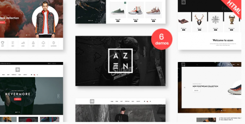 Azen – Clean, Minimal Shop HTML5 Template azen clean minimal shop html template