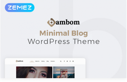 BamBom – Lifestyle Blog Multipurpose Minimal Elementor WordPress Theme bambom lifestyle blog multipurpose minimal elementor wordpress theme
