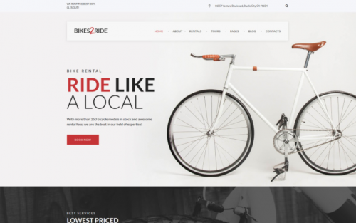 Bikes2Ride – Cycling WordPress Theme bikes ride cycling wordpress theme