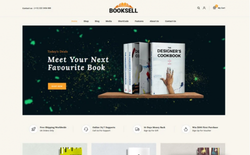 Booksell – Books & Stationery Store WooCommerce Theme booksell books stationery store woocommerce theme