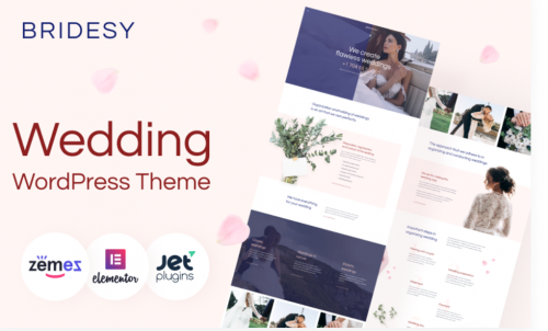 Bridesy – Tender And Neat Wedding WordPress Theme bridesy tender and neat wedding wordpress theme