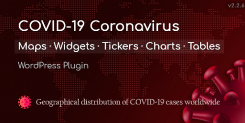 COVID-19 Coronavirus — Live Map & Widgets for WordPress 2.3.3
