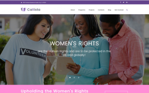 Callista – Charity & Fundraising WordPress Theme callista charity fundraising wordpress theme