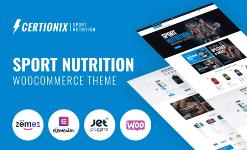 Certionix – Sport Nutrition WooCommerce Theme certionix sport nutrition woocommerce theme