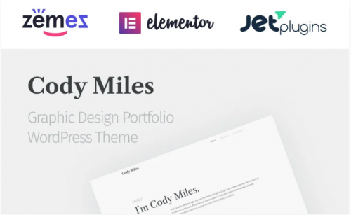 Codi Miles – Graphic Design Portfolio Websites to Grow Your Business WordPress Theme