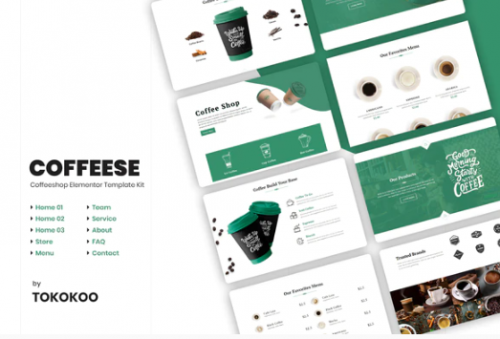 Coffesse | Coffee Shop Elementor Template Kit coffesse coffee shop elementor template kit