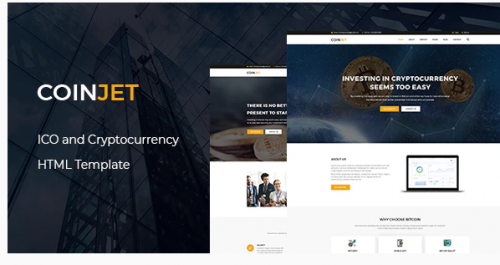 CoinJet | Bitcoin & Crypto Currency HTML Template coinjet bitcoin crypto currency html template
