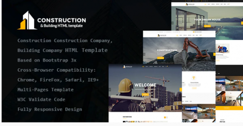 Construction – Construction Company, Building Company HTML Template construction construction company building company html template