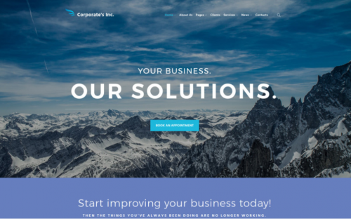 Corporate’s Inc WordPress Theme corporates inc wordpress theme