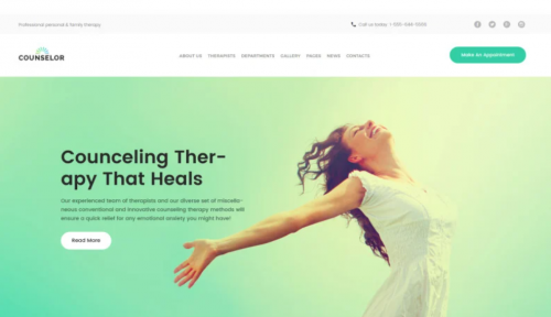 Counselor – Counseling Therapy Center Responsive WordPress Theme counselor counseling therapy center responsive wordpress theme